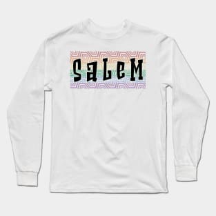 LGBTQ PATTERN AMERICA SALEM Long Sleeve T-Shirt